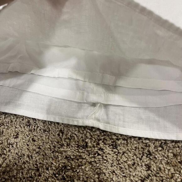 Reformation Veranda White Linen Mini Skirt - Picture 3 of 5